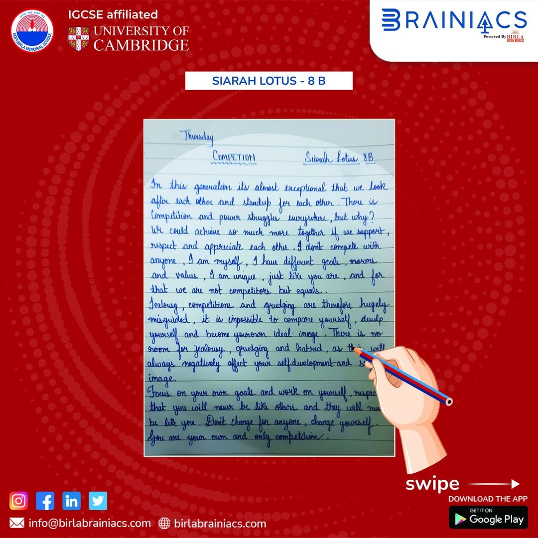 Handwriting Sample 2
